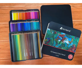 Kit de Dibujo Técnico PENSING 72 Piezas 🎨 Base Aceite con Estuche | Ideal para Estudiantes y Profesionales