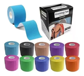 Cinta Kinesiológica Terapéutica Kinesiotape Neuromuscular 💪 – Varios Colores 🎨