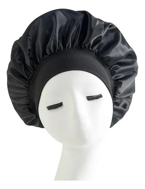Gorro de Satén para Dormir 🌙 Protege Cabello Rizado, Crespo y Ondulado sin Frizz