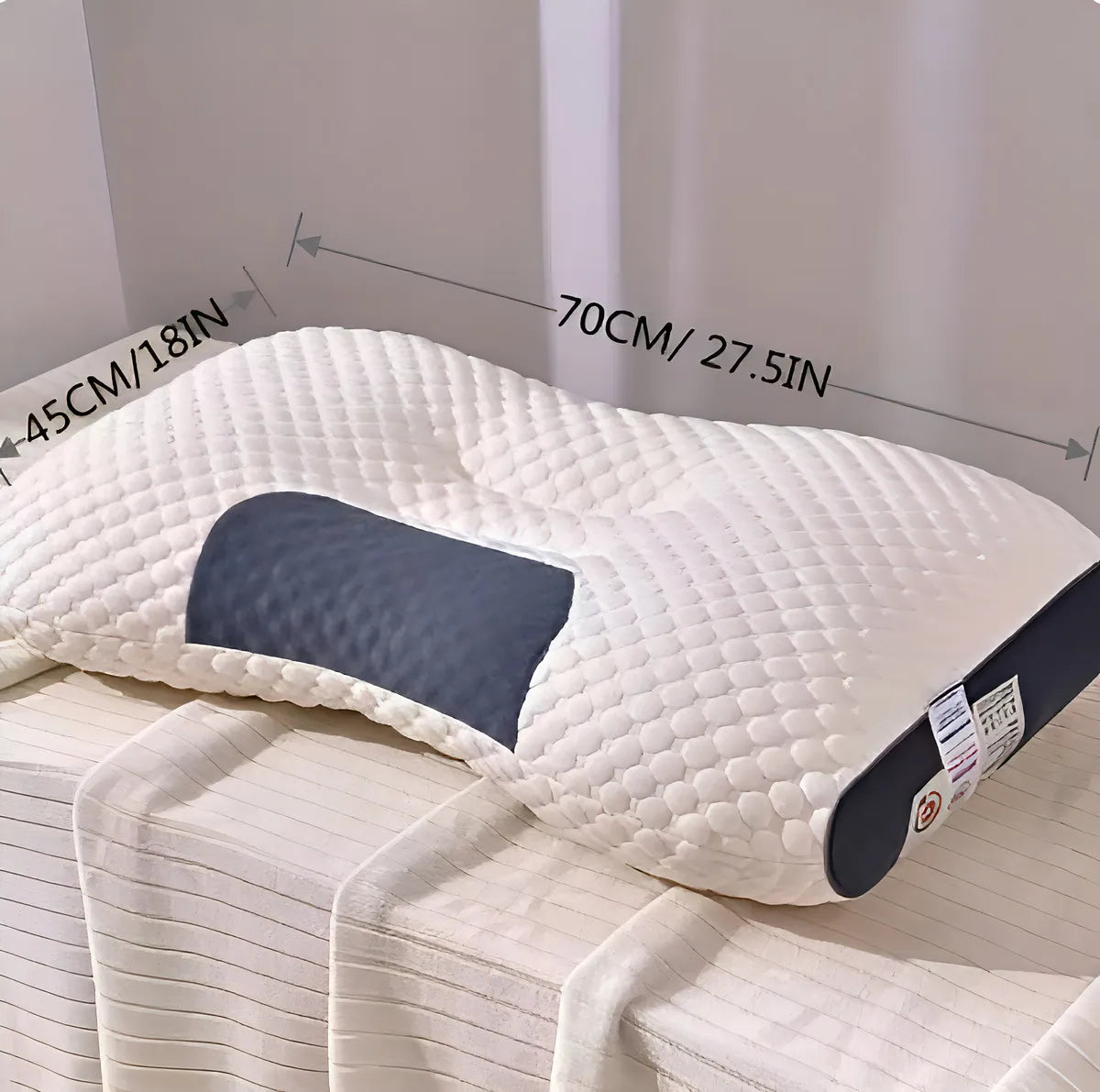 Almohada Ortopédica Cervical 😴 Alivia Dolor de Cuello y Mejora el Sueño