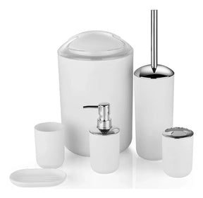 Kit de Accesorios para Baño 🛁✨ Elegante y Funcional | 6 Piezas