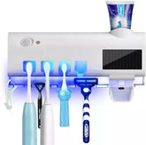 Esterilizador UV para Cepillos con Dispensador de Crema – Higiene Total 🦷