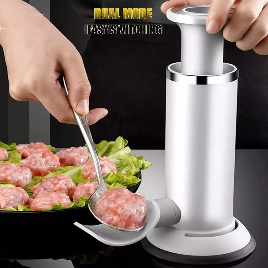 Embutidora Manual 2 en 1 para Carne 🌭 Haz Salchichas y Embutidos en Casa