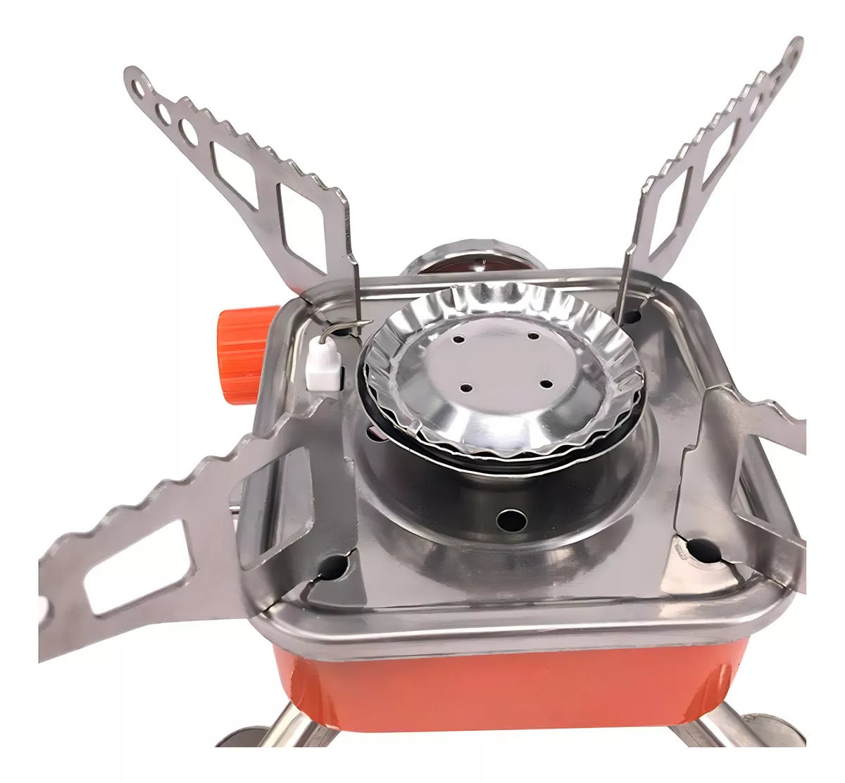 Estufa Portátil de Camping en Acero 🔥 Plegable y Resistente