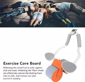 Rueda Abdominal con Rebote Automático 💪 Ejercita el Abdomen en Casa