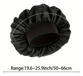 Gorro de Satén para Dormir 🌙 Protege Cabello Rizado, Crespo y Ondulado sin Frizz