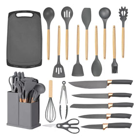 Set de Utensilios de Cocina 19 Piezas 🍳 Completo y Resistente