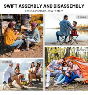 Silla Plegable Portátil para Camping 🏕️ Liviana y Fácil de Transportar