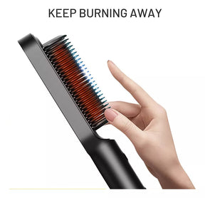 Cepillo Alisador Iónico ✨ Alisa y Reduce el Frizz al Instante