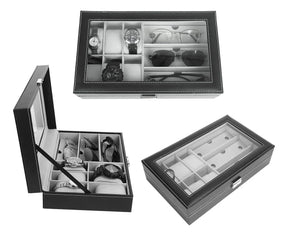 Estuche Organizador de Relojes y Gafas – Exhibición Elegante y Segura ⌚