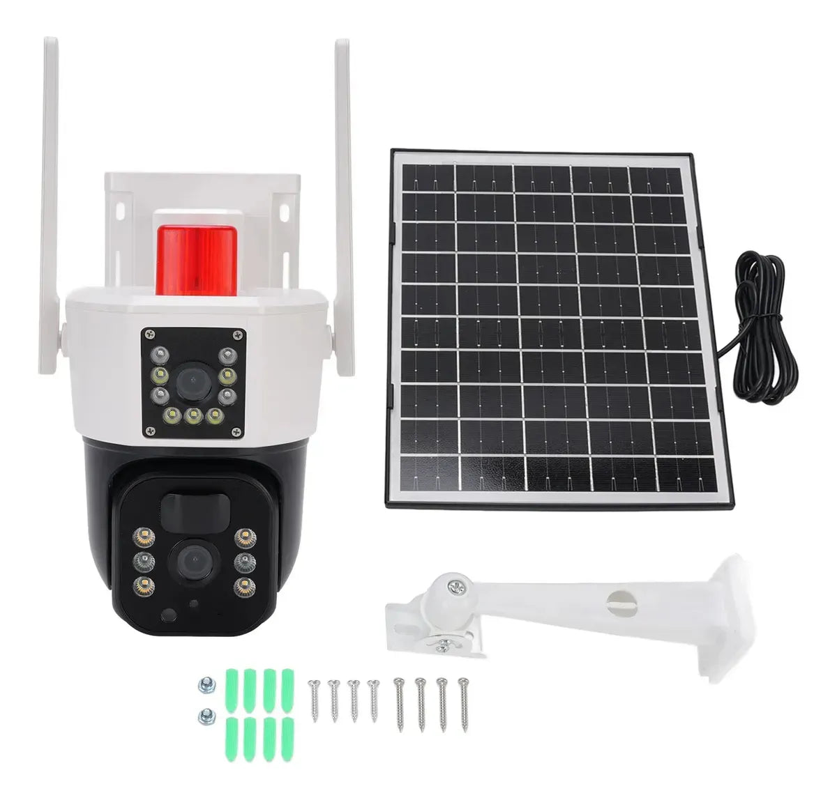 Cámara de Seguridad Solar 2 en 1 📷 4G + WiFi con Sensor de Movimiento y Visión Remota