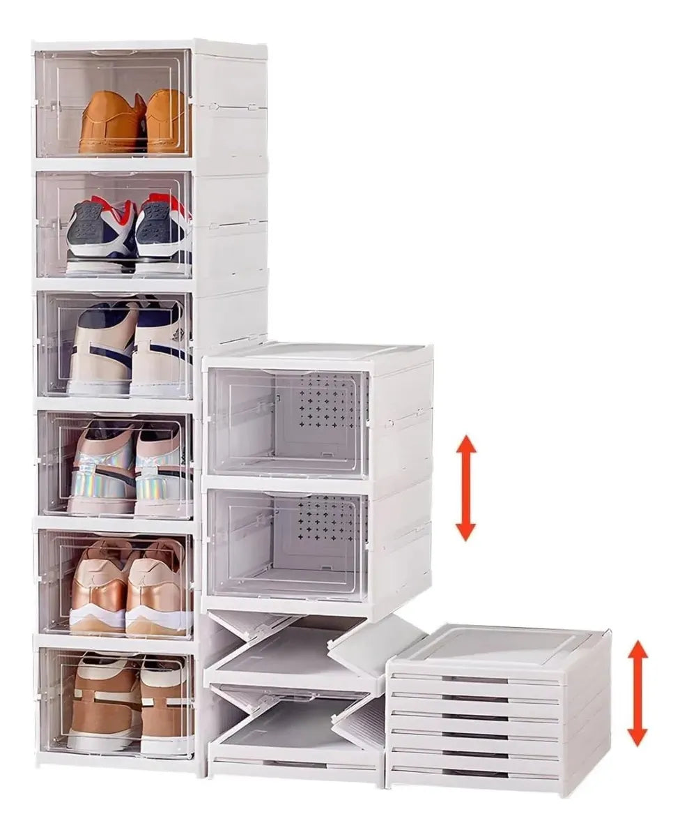 Organizador Zapatero Plegable de 6 Niveles 👟 Ahorra Espacio y Mantén el Orden