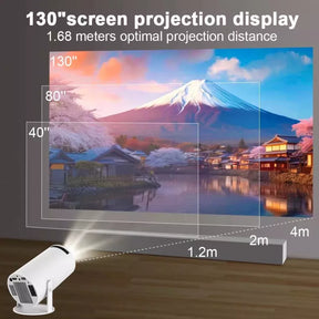 Mini Proyector Android 📽️ Cine en Casa con WiFi y Duplicación de Pantalla