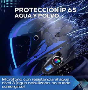 Intercomunicador para Moto Q58 MAX 🏍️ Bluetooth, Llamadas y Música