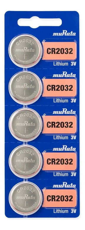 Pilas Botón CR2032 3V 🔋 Pack x5 para Control, Reloj y Dispositivos
