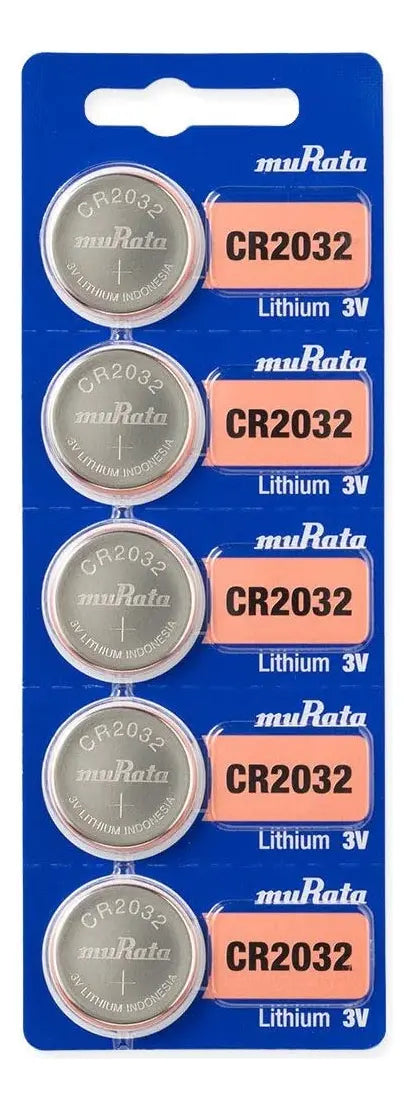 Pilas Botón CR2032 3V 🔋 Pack x5 para Control, Reloj y Dispositivos