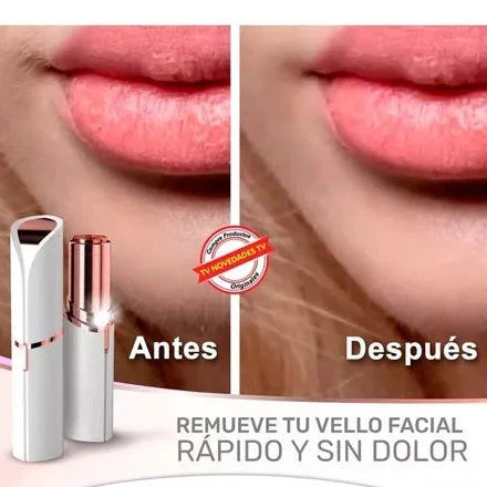 Depiladora Facial Eléctrica Recargable USB – Piel Suave y Sin Dolor ✨