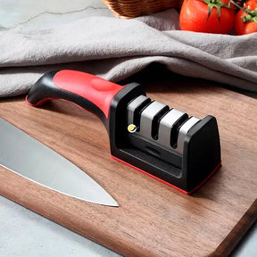 Afilador de Cuchillos Profesional 🔪 Afila en Segundos con Sistema de 3 Niveles