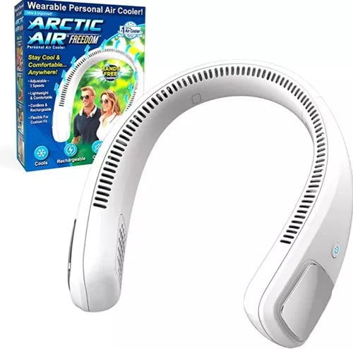 Ventilador Corporal para Cuello ❄️ Aire Fresco Portátil Manos Libres