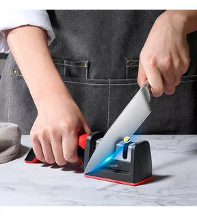 Afilador de Cuchillos Profesional 🔪 Afila en Segundos con Sistema de 3 Niveles
