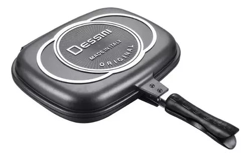 Sartén Doble Parrilla Antiadherente 36 cm 🍳 Cocina Fácil por Ambos Lados