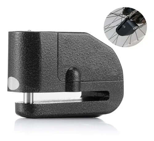 Candado Antirrobo para Moto 🔐 Bloqueo de Freno con Alarma