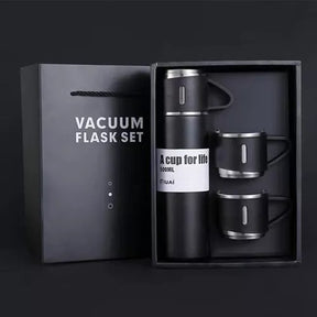 Set de Termos con 3 Vasos 500ml ☕ Acero Inoxidable – Ideal para Regalo