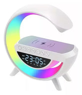 Parlante Bluetooth 3 en 1 🔊💡 Lámpara + Cargador Inalámbrico