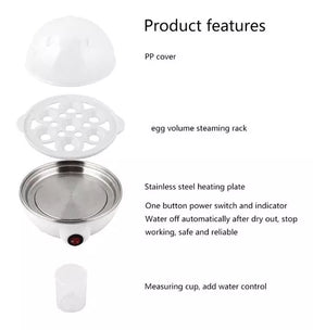 Cocedor Eléctrico de Huevos 🥚 Al Punto Perfecto con Vapor