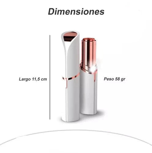 Depiladora Facial Eléctrica Recargable USB – Piel Suave y Sin Dolor ✨
