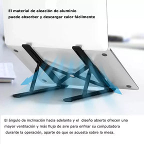 Soporte Ergonómico para Laptop 💻 Plegable y Ajustable