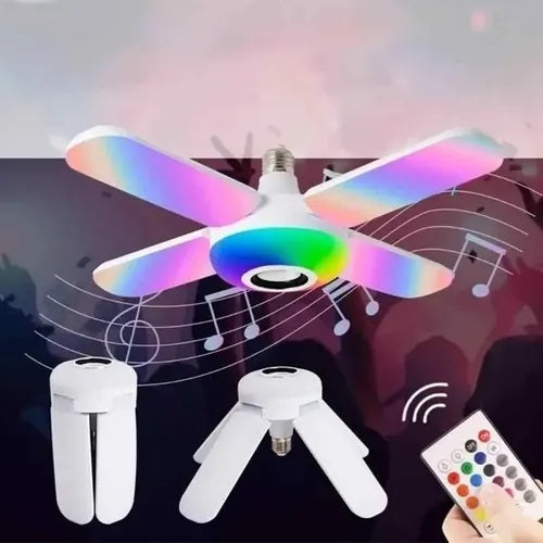 Bombillo Parlante Bluetooth 48W 🎶💡 Convierte tu Cuarto en una Fiesta