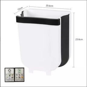 Basurero Plegable para Cocina 🗑️ Ahorra Espacio y Mantén Todo Limpio