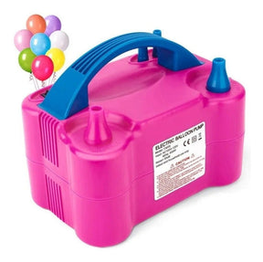 Bomba Eléctrica para Globos 🎉 Infla Globos en Segundos con Doble Boquilla
