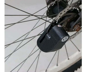 Candado Antirrobo para Moto 🔐 Bloqueo de Freno con Alarma