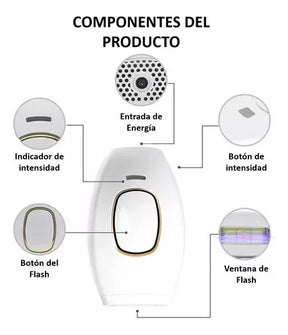 Depilador Láser IPL Permanente para Uso en Casa – Sin Dolor ✨