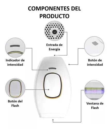 Depilador Láser IPL Permanente para Uso en Casa – Sin Dolor ✨
