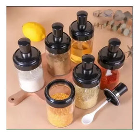 Condimentero Giratorio de Cocina 🧂 Organiza tus Especias (6 Frascos)