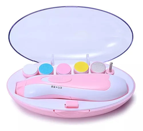 Pulidor de Uñas Eléctrico para Bebé 👶 Lima Segura y Suave para Recién Nacidos