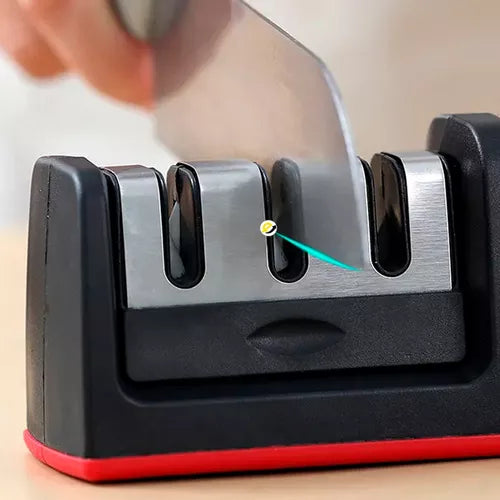 Afilador de Cuchillos Profesional 🔪 Afila en Segundos con Sistema de 3 Niveles