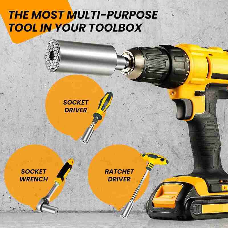 ⭐ Trinquete con Dado Universal 🔧 Ajuste Rápido en Todas las Medidas