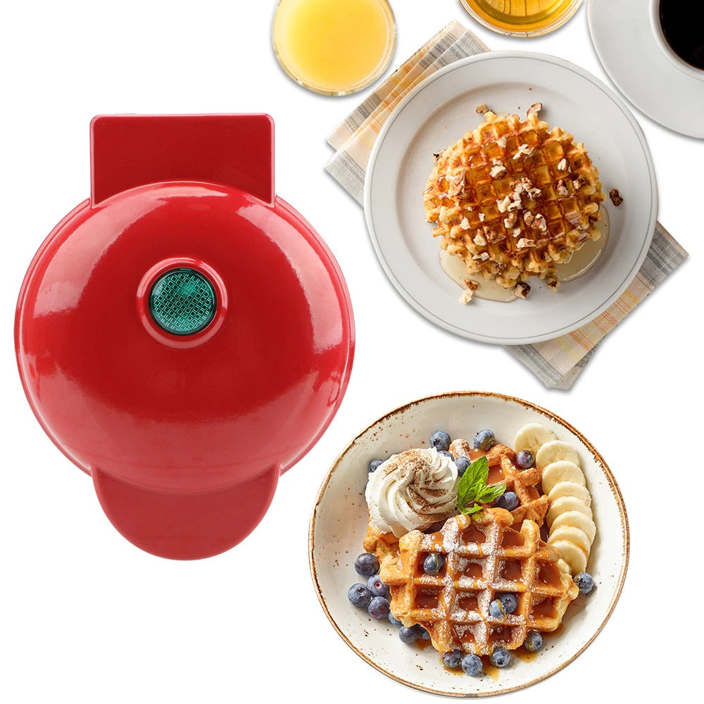 Mini Waflera Personal 🧇 Waffles Caseros en Minutos