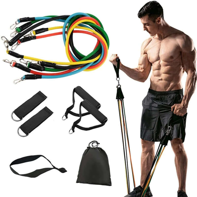 Kit de Bandas de Resistencia x11 💪🏋️ | Entrenamiento Completo en Casa