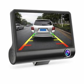 Cámara de Seguridad para Carro 🚗 Triple Visión + Reversa
