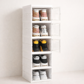 Organizador Zapatero Plegable de 6 Niveles 👟 Ahorra Espacio y Mantén el Orden