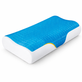 Almohada Ortopédica Memory Foam con Gel Frío 💤 Alivia Dolor Cervical y Mejora tu Descanso