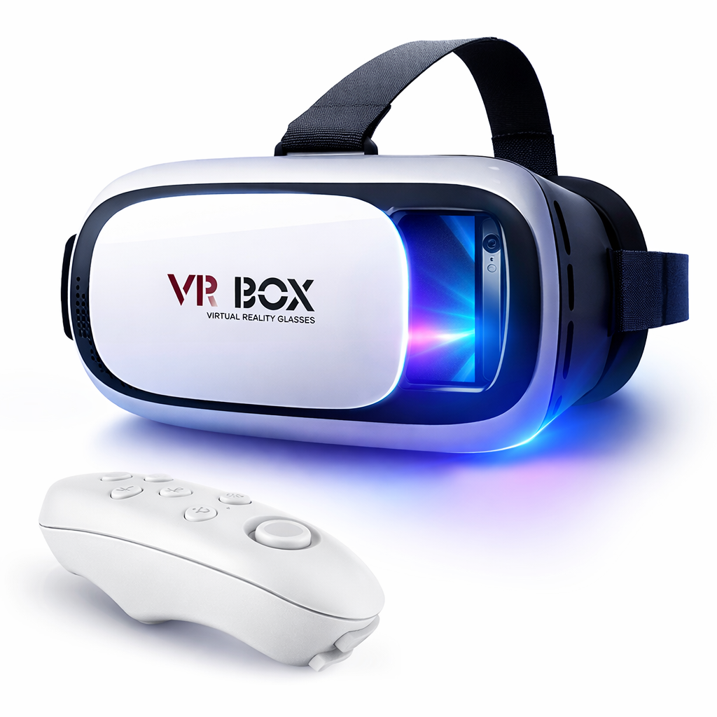 Gafas de Realidad Virtual VR Box 3D con Control Bluetooth 🎮