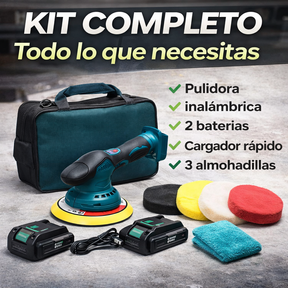 Pulidora Brilladora Inalámbrica Multifuncional 🚗 Pulido y Abrillantado Profesional