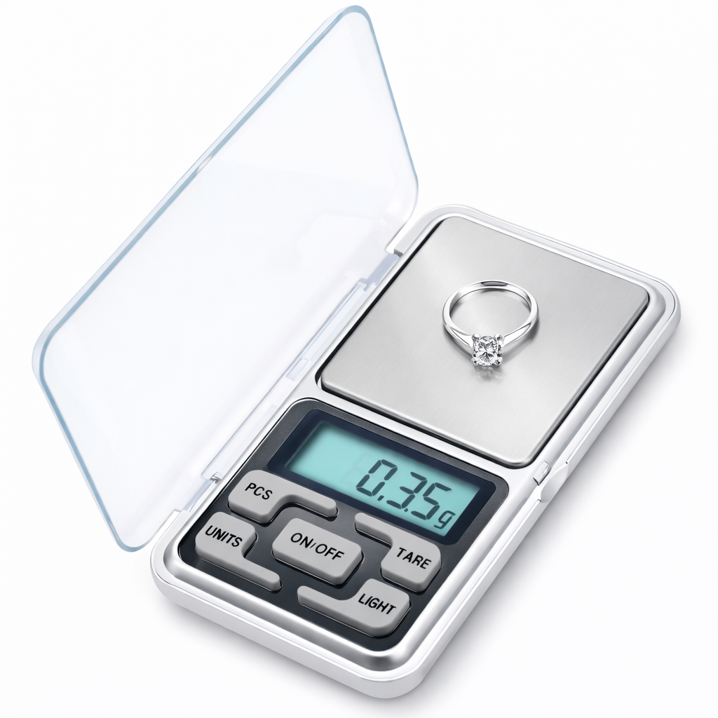 Báscula Digital de Precisión 0.1g a 500g ⚖️ Balanza Electrónica con Pantalla LCD