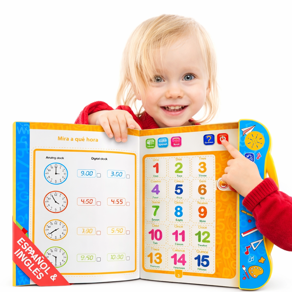 Libro Interactivo para Niños 📚✨ Sonidos en Inglés y Español
